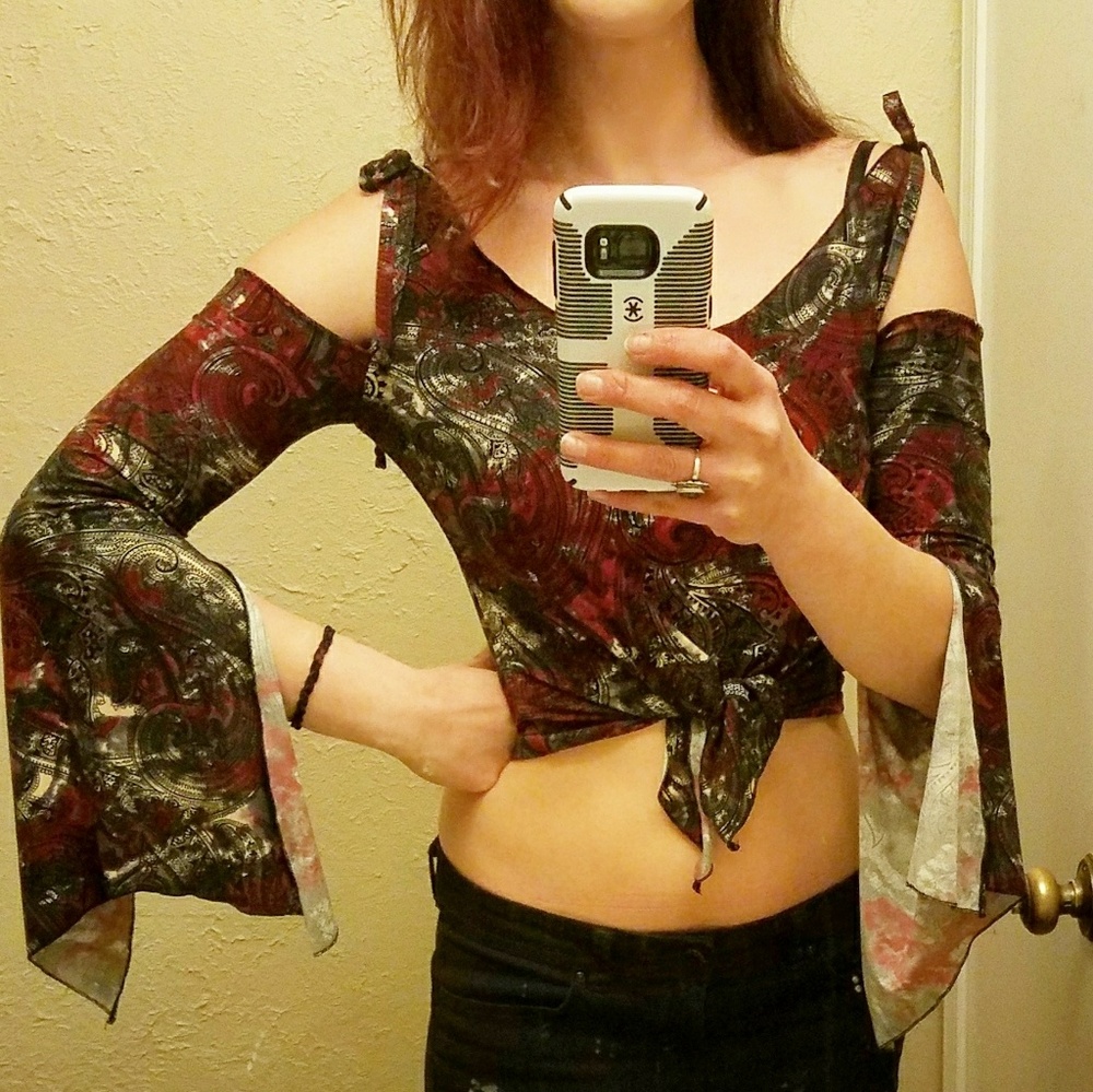 Versace Jeans Couture 90s Vintage Crop Top